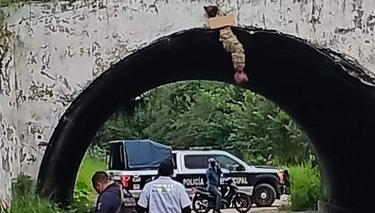Los policías llegaron al lugar de los hechos luego del reporte de lo vecinos que pasaban por el lugar