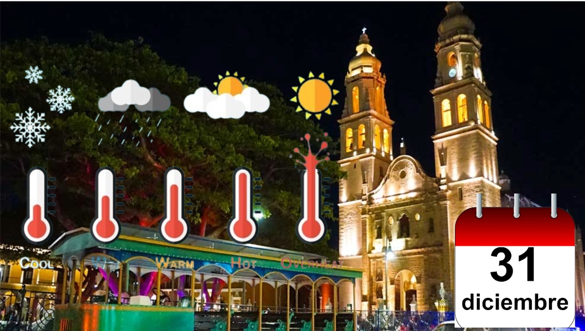 Las temperaturas bajarán en el transcurso de la tarde del 31 de diciembre