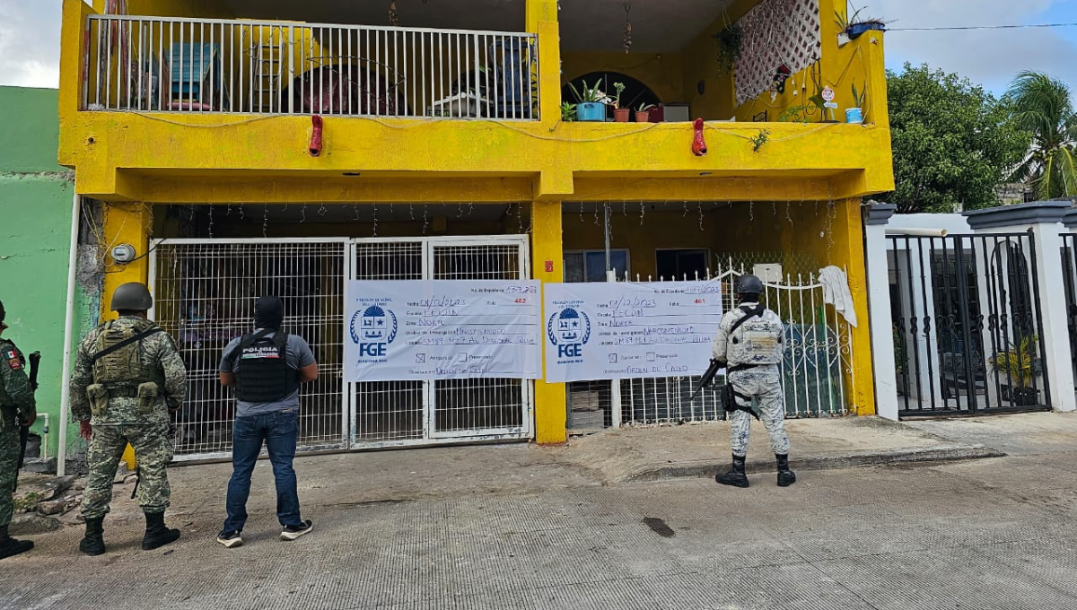 El inmueble fue asegurado después del cateo