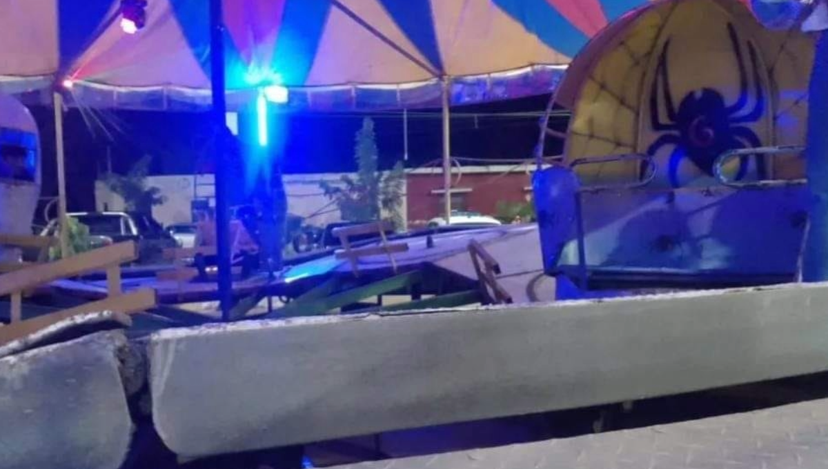 La situación atemorizó a las personas que se encontraban en el juego