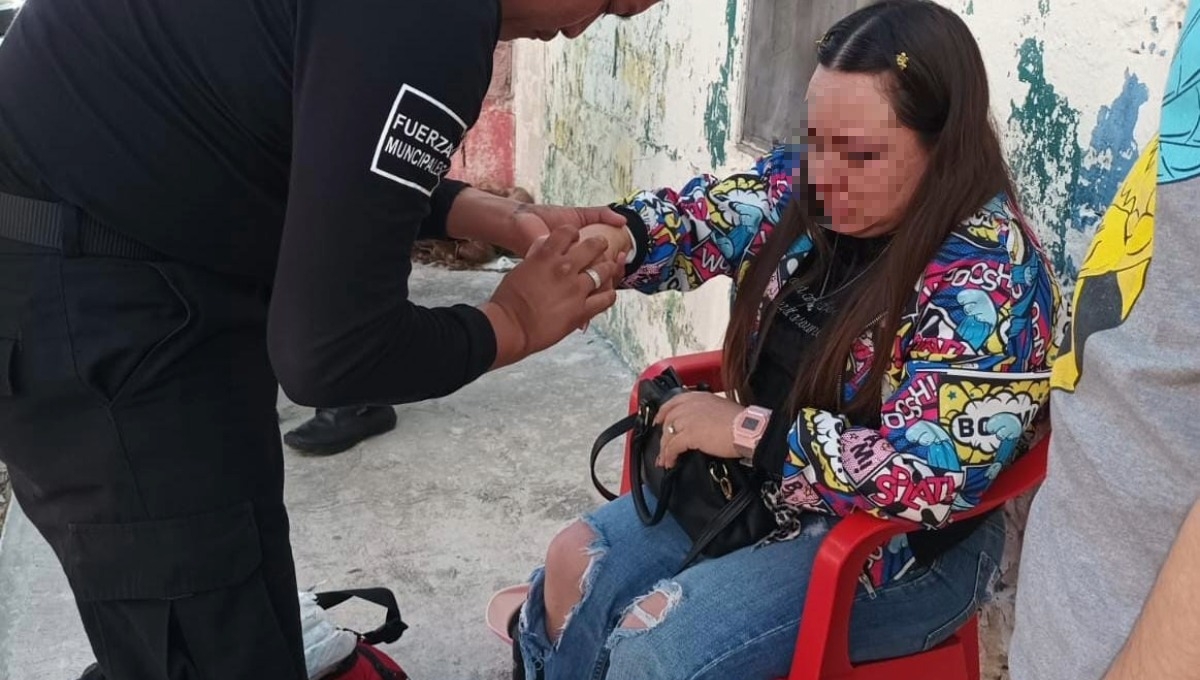 El perro salió ileso del hecho, pues según testigos se metió a un terreno baldío tras el incidente El perro salió ileso del hecho, pues según testigos se metió a un terreno baldío tras el incidente