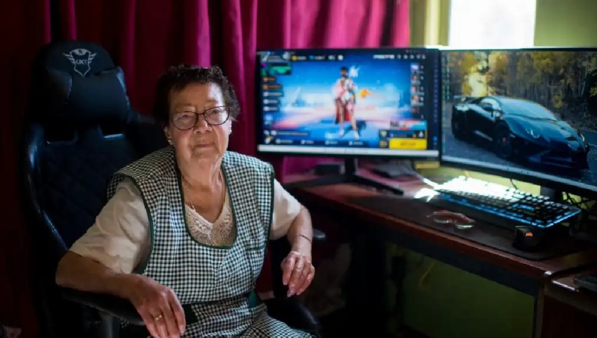 La abuela gamer actualmente cuenta con más de 4 millones de seguidores La abuela gamer actualmente cuenta con más de 4 millones de seguidores