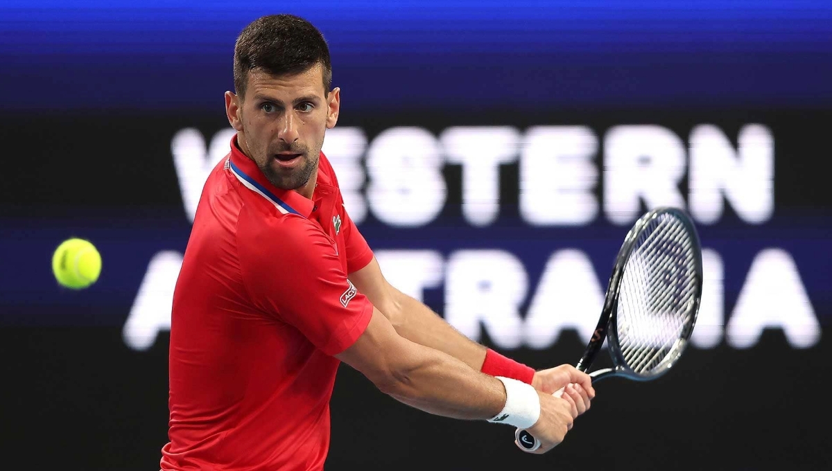 'Nole' hizo pareja con Olga Danilovic y superaron a la dupla china de Qinwen Zheng y Zhizhen Zhang por 6-4, 1-6 y 10-6 en la United Cup