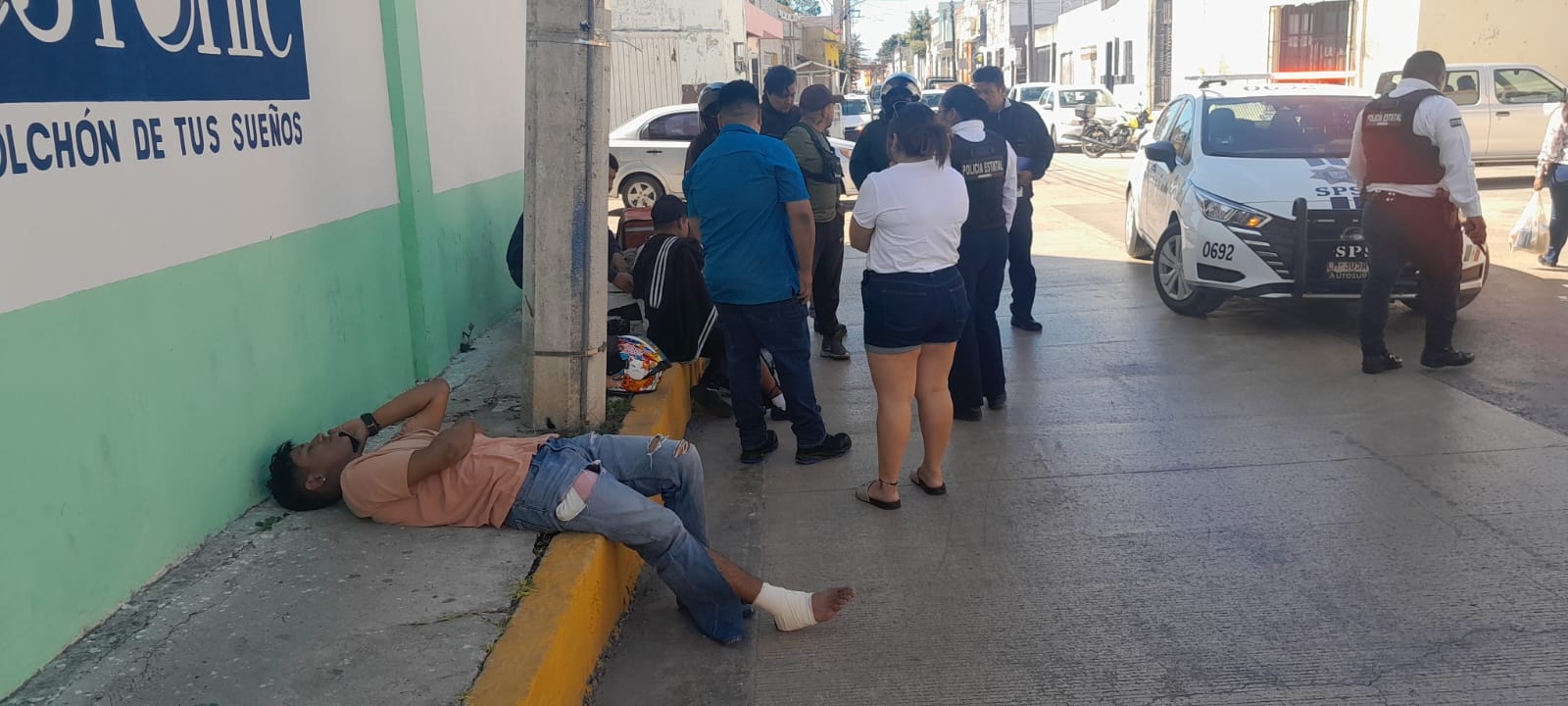 El percance fue turnado al área de Tránsito y Vialidad para el deslinde de responsabilidades
