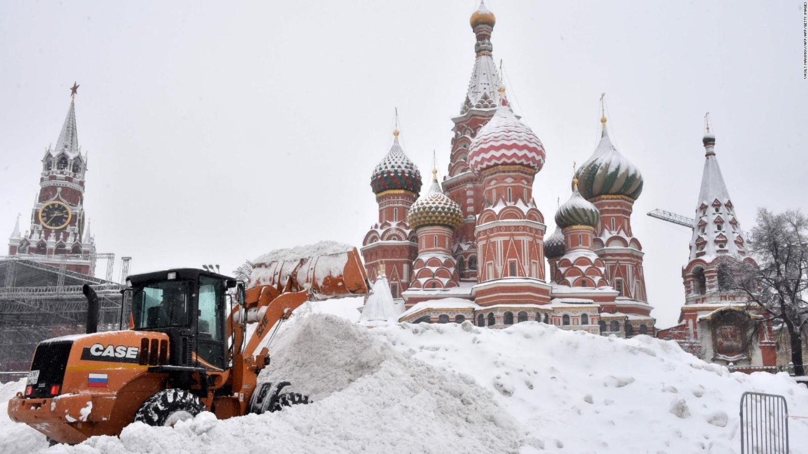 Se registró una capa de nieve de 40 centimetros