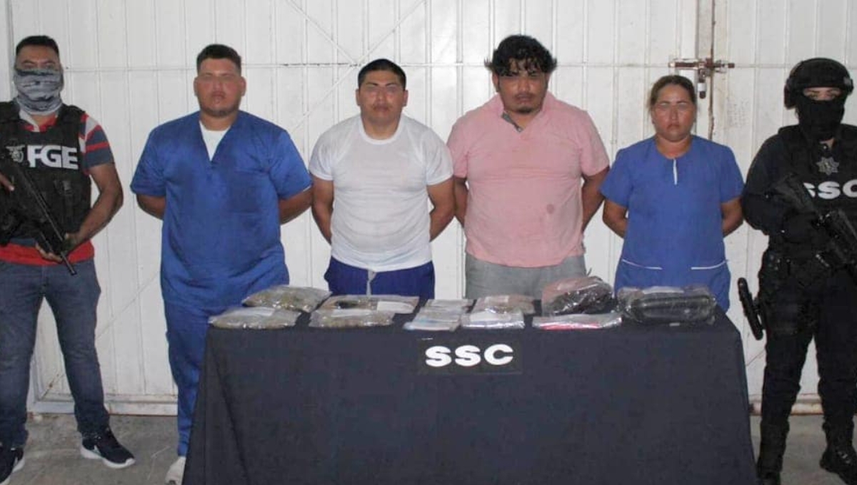 Los cuatro detenidos permanecerán a disposición de la Fiscalía antinarcomenudeo