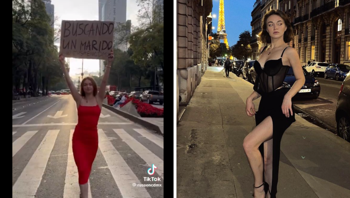 La joven rusa compartió este experimento social en TikTok La joven rusa compartió este experimento social en TikTok