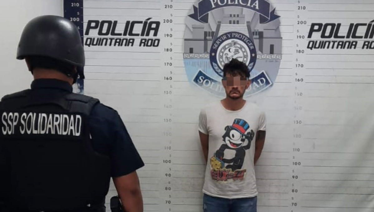 Ambos vehículos y la persona asegurada quedaron en manos de la Fiscalía General del Estado