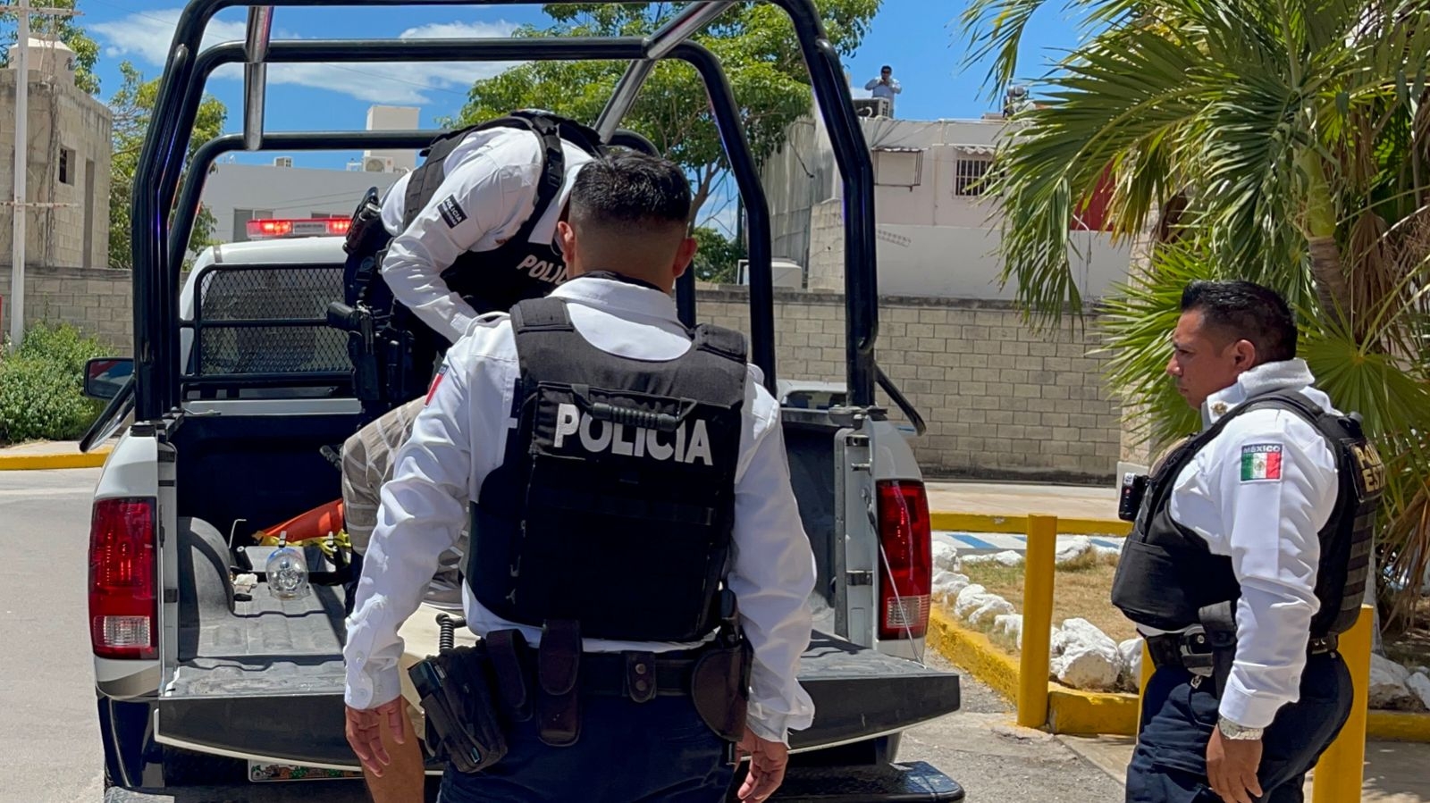 Intentó huir, pero fue alcanzado por los policías