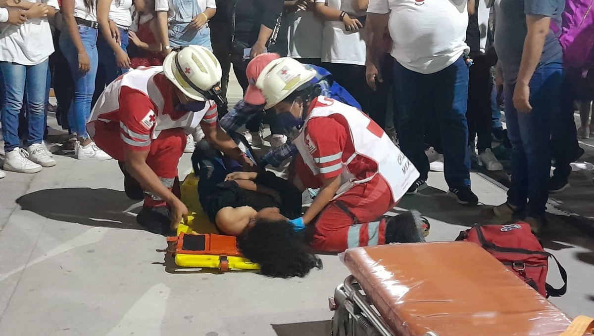 La joven tuvo que ser hospitalizada porque no reacción al momento de los primeros auxilios La joven tuvo que ser hospitalizada porque no reacción al momento de los primeros auxilios