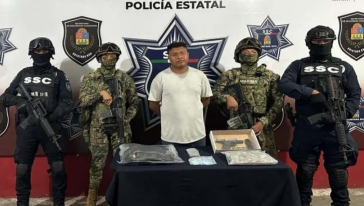 El hombre fue interceptado en la avenida Bonampak