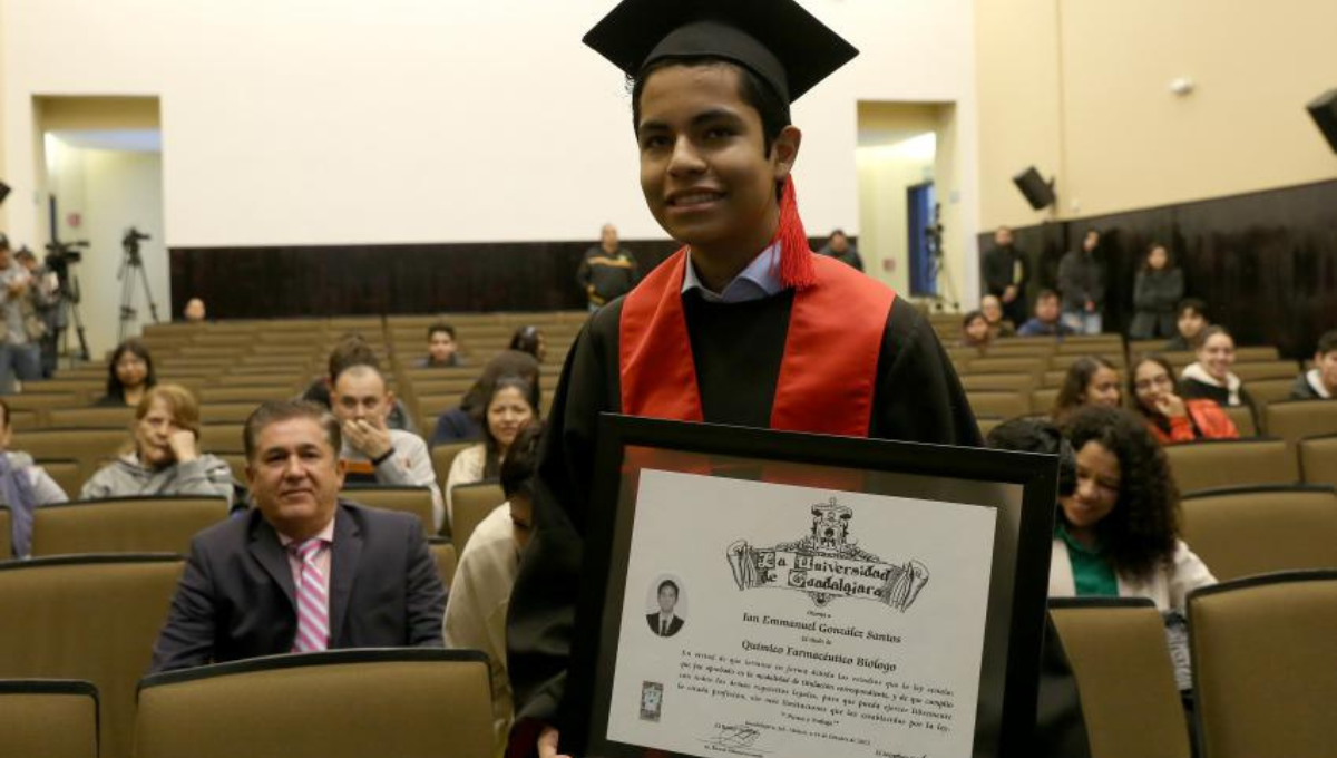 Ian comenzó a estudiar la carrera a los 9 años Ian comenzó a estudiar la carrera a los 9 años