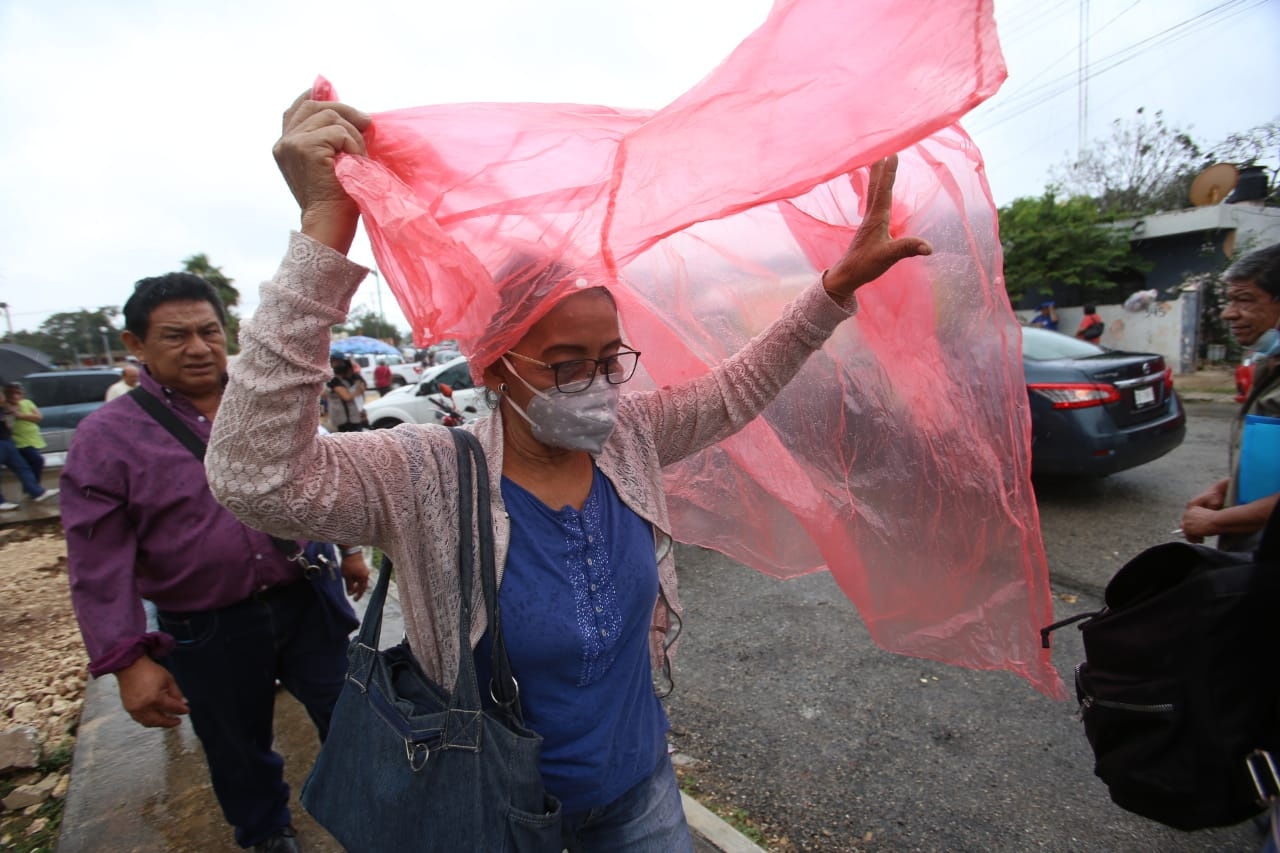 Se espera que las lluvias se mantengan durante el fin de semana en Mérida