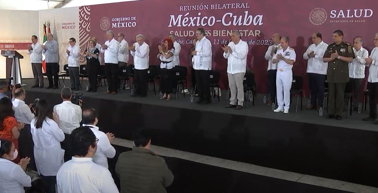 En dicha ceremonia, el presidente de Cuba Miguel Díaz-Canel, presidente de Cuba, será condecorado como la Orden Mexicana del Águila Azteca