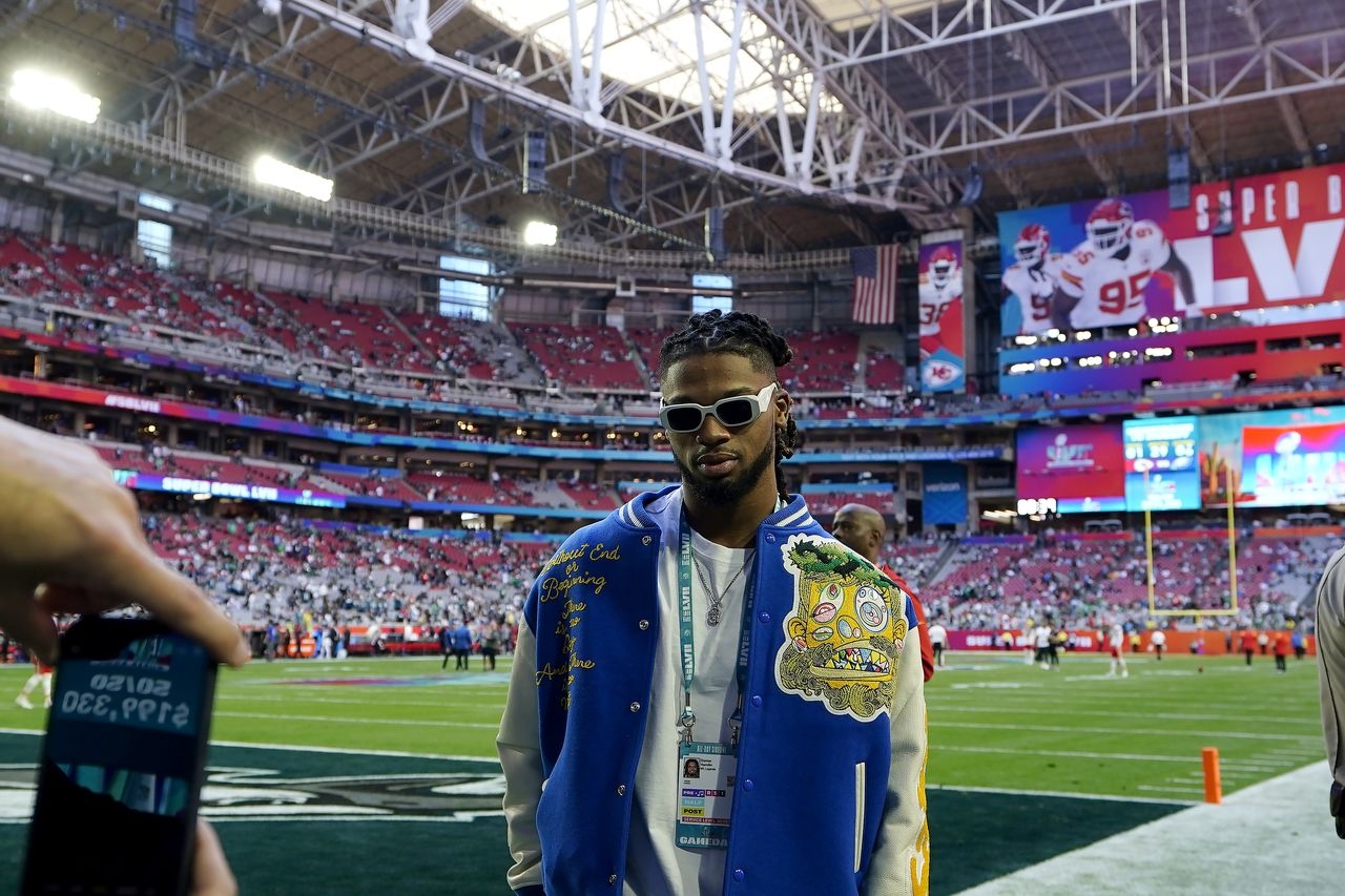 Damar Hamlin en el Super Bowl 2023