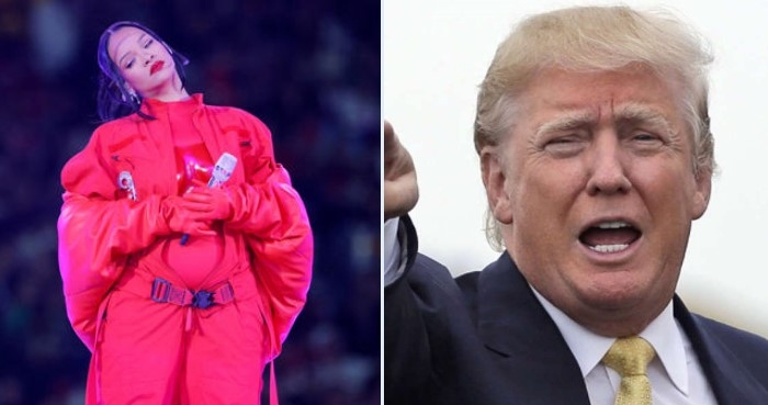 Así fue el mensaje de Trump sobre Rihanna