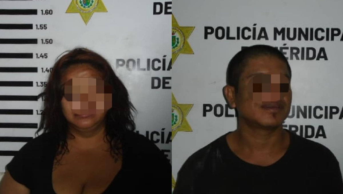 Ambos fueron detenidos y trasladados a la cárcel municipal de Mérida