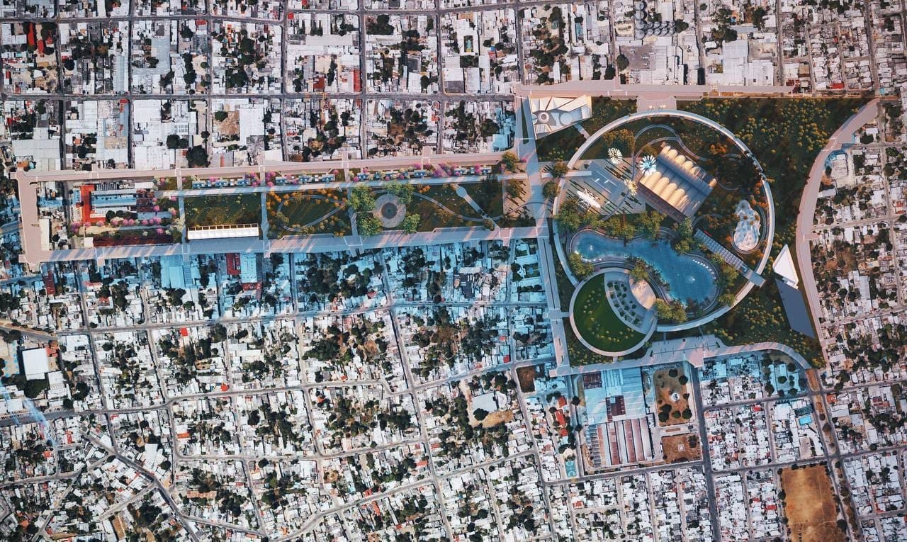 Ya pueden verse los avances en las obras del Gran Parque de La Plancha en Mérida