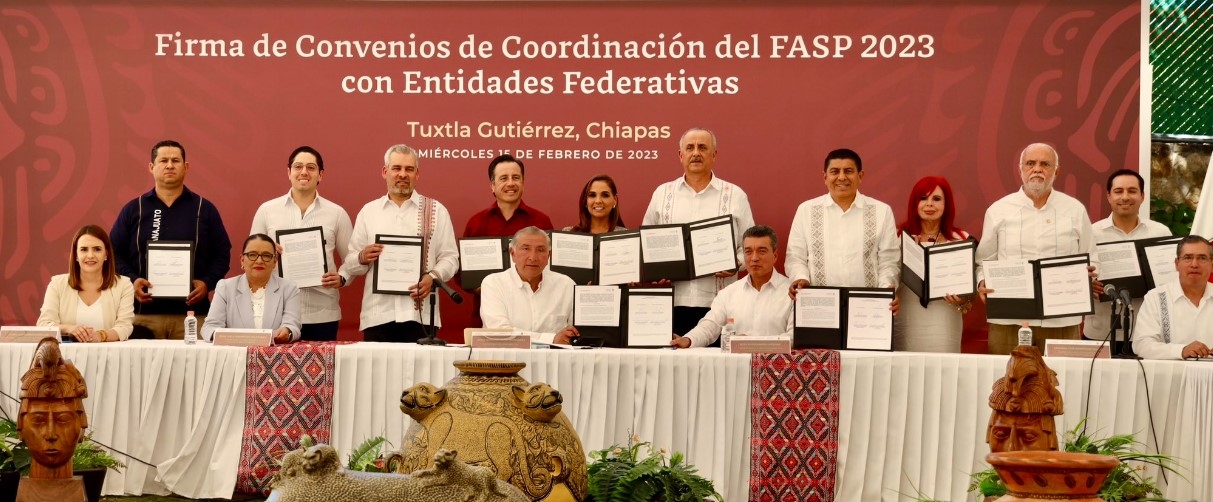 Se firmó ante los gobernadores de los estados Se firmó ante los gobernadores de los estados