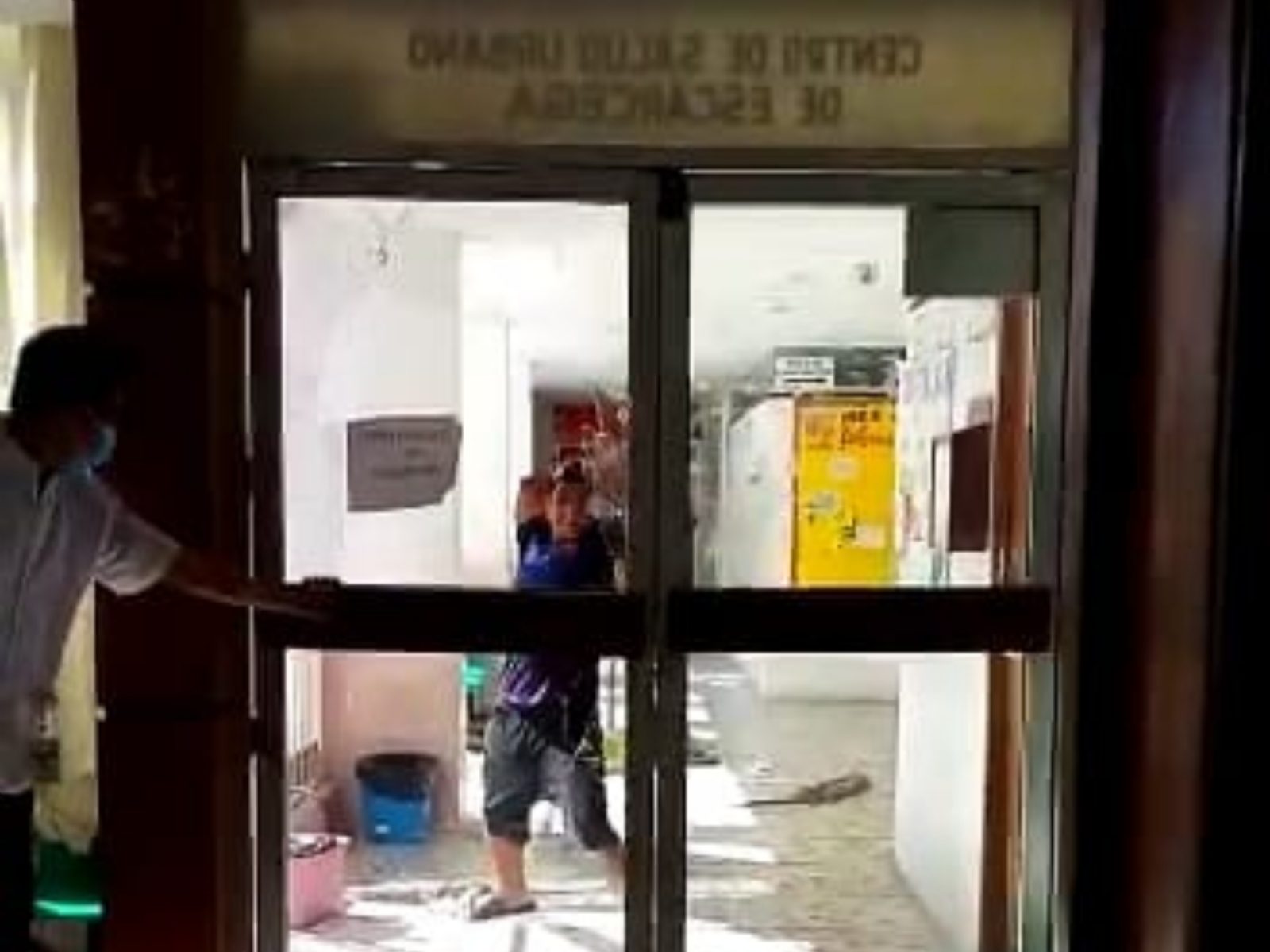Un hombre causó destrozos en el Centro de Salud Doctor Eduardo R. Boldo Gómez