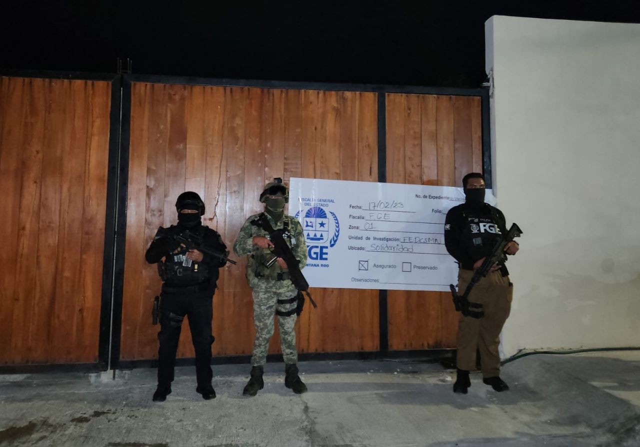 Uno de los aprehendidos, es Alex “G”, señalado como líder de un grupo delictivo en Tulum