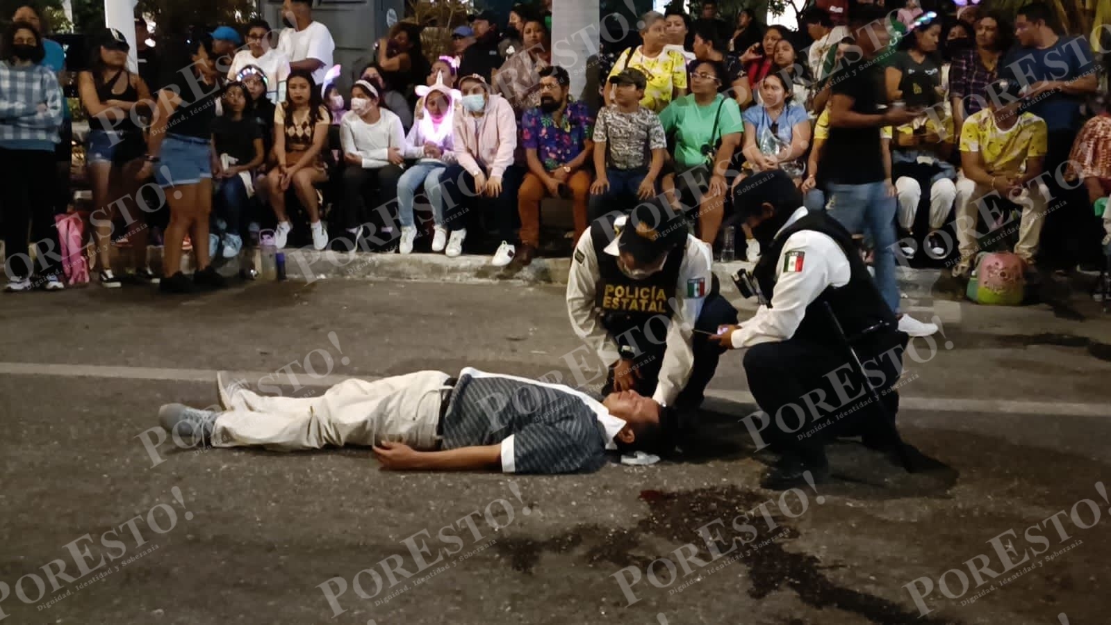 El hombre de 50 años perdió el conocimiento al golpearse la cabeza y le vino una hemorragia que requirió su traslado al Hospital General