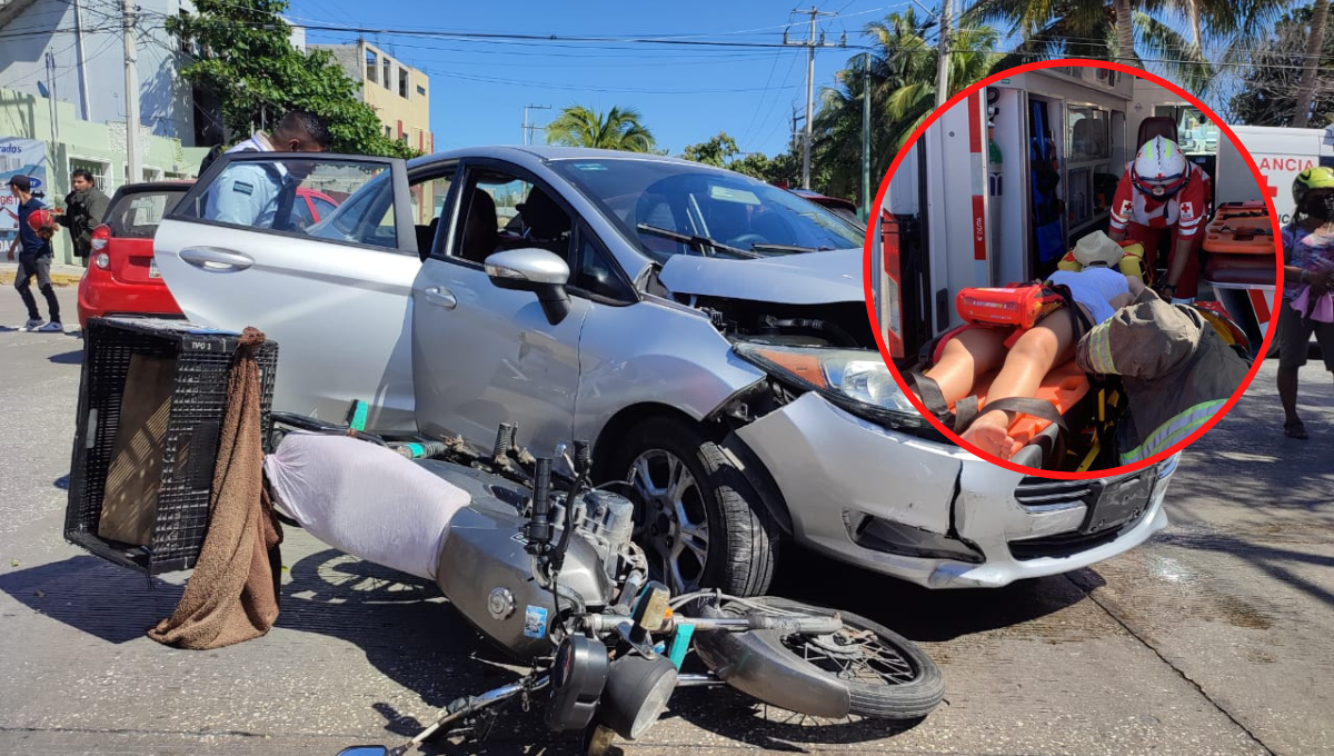 Doble choque deja cuatro lesionados en Ciudad del Carmen - PorEsto