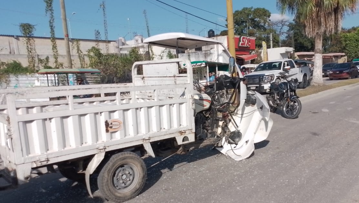 El motociclista se negó a recibir atención médica