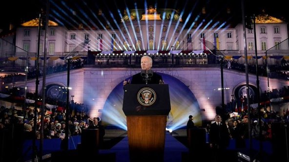 Joe Biden emitió un dircurso en Varsovia contra Rusia y Vladimir Putin