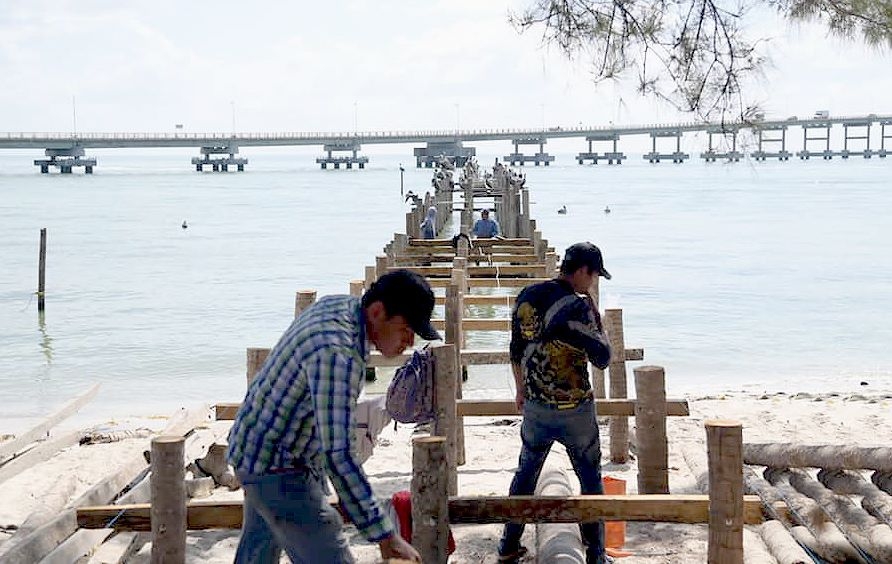 Las obras en los muelles de Arroyo Grande fueron suspendidas a solo 15 días de haber iniciado