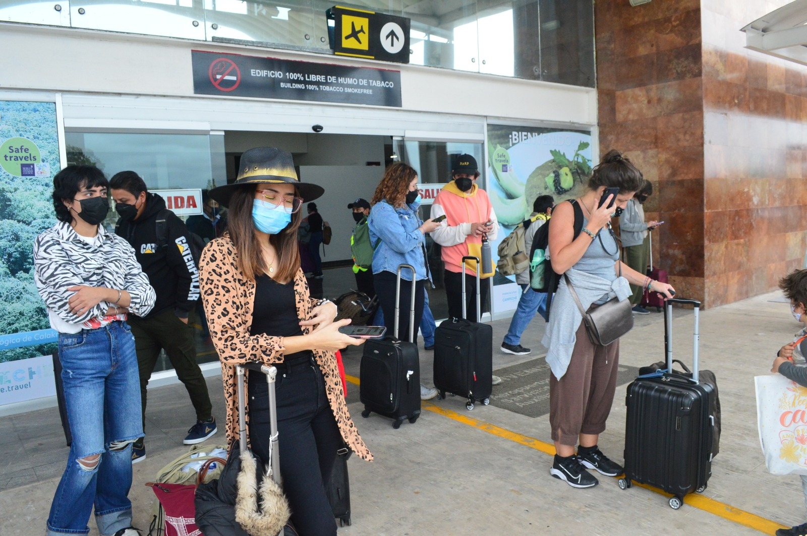 El último día de puente en Campeche presentó gran movilidad de pasajeros en el aeropuerto