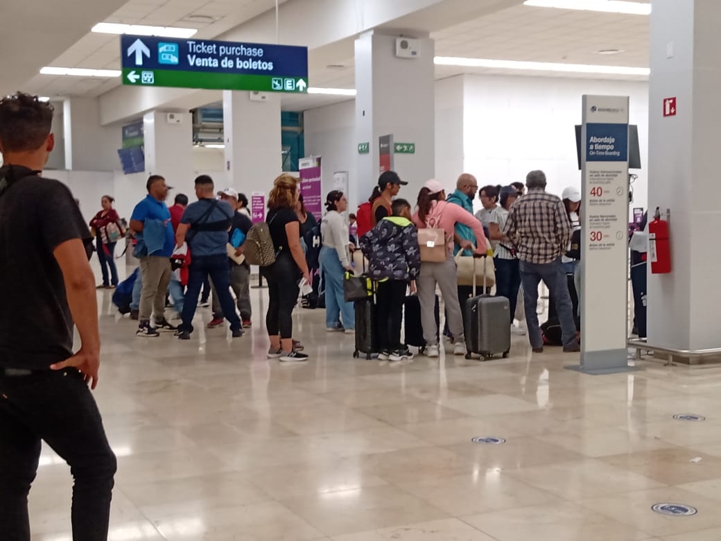 La migrante yucateca fue recibida por su madre