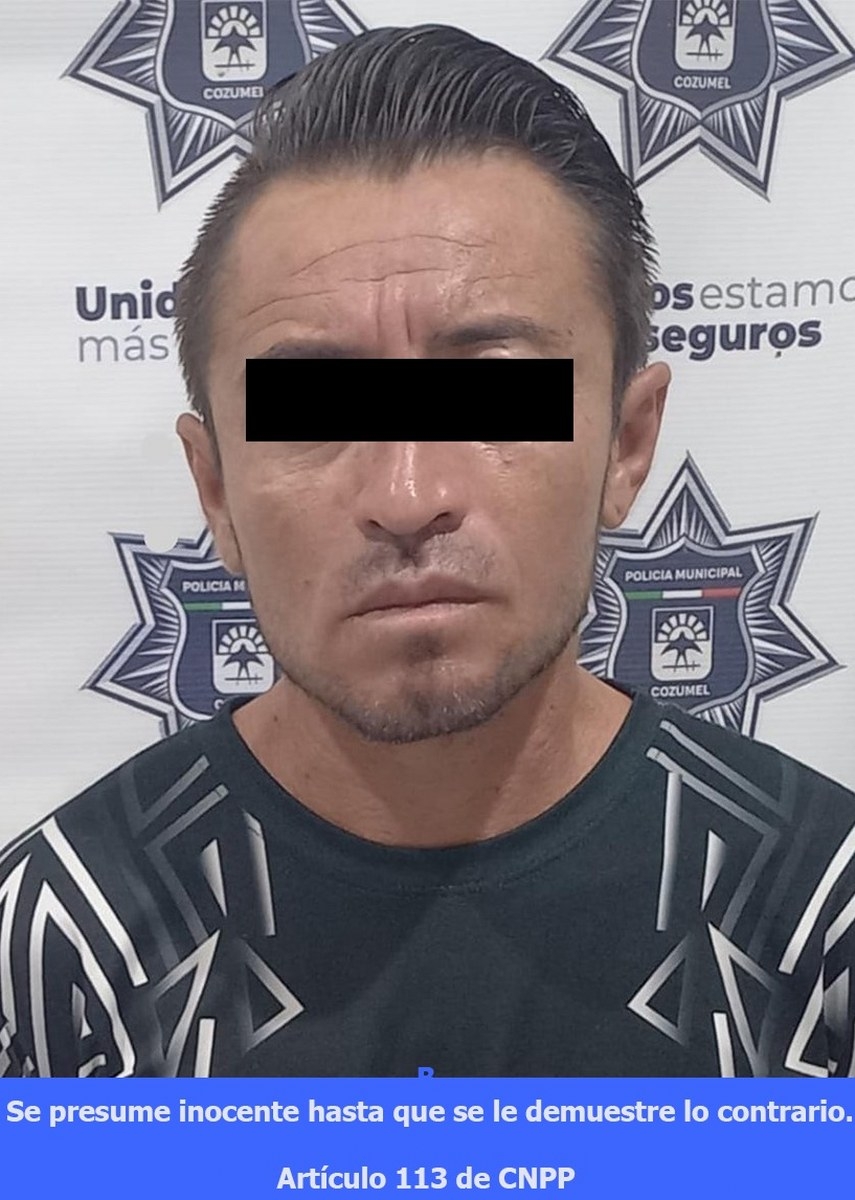 El hombre burló la seguridad del Carnaval de Cozumel al ingresar con un revolver al parque Juárez