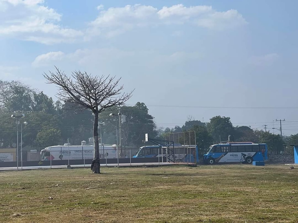 El incendio del basurero de Mérida lleva casi 72 horas activo