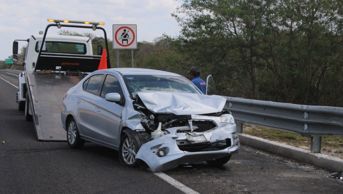 La conductora iba a exceso de velocidad y no pudo controlar el vehículo