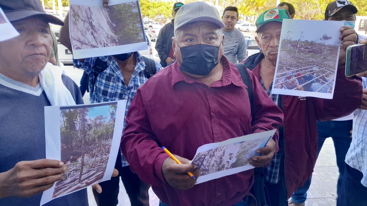 Los ejidatarios de 5 de Febrero en Champotón pidieron la intervensión de Layda Sansores