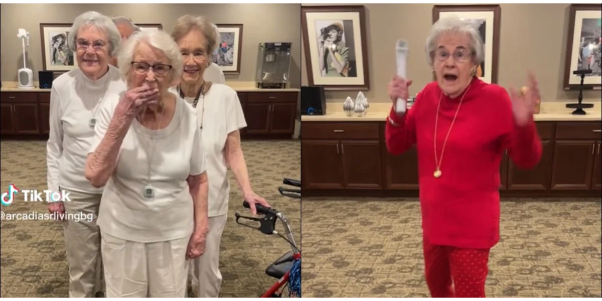 Abuelas recrean el show de medio tiempo de Rihanna: VIDEO