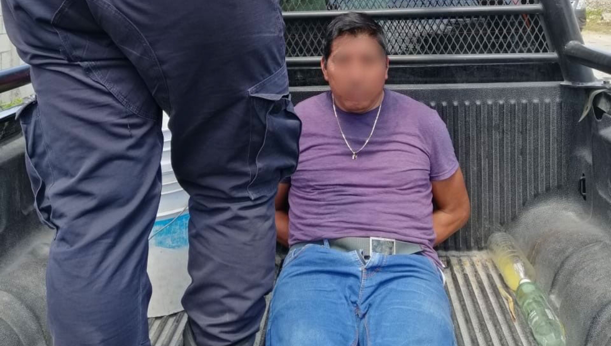 El hombre fue detenido en Kanasín tras la denuncia de la víctima El hombre fue detenido en Kanasín tras la denuncia de la víctima