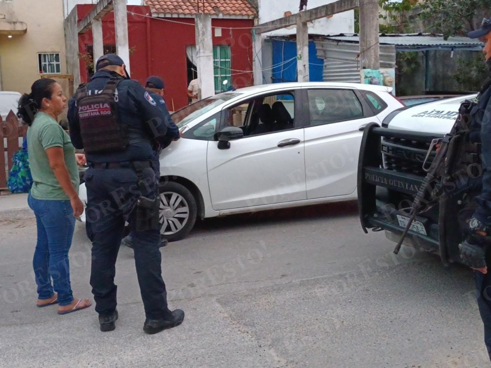 Esto sucedió en el fraccionamiento Villas del Mar en Cancún, cuando el hombre regresaba de dejar a sus hijos de la escuela