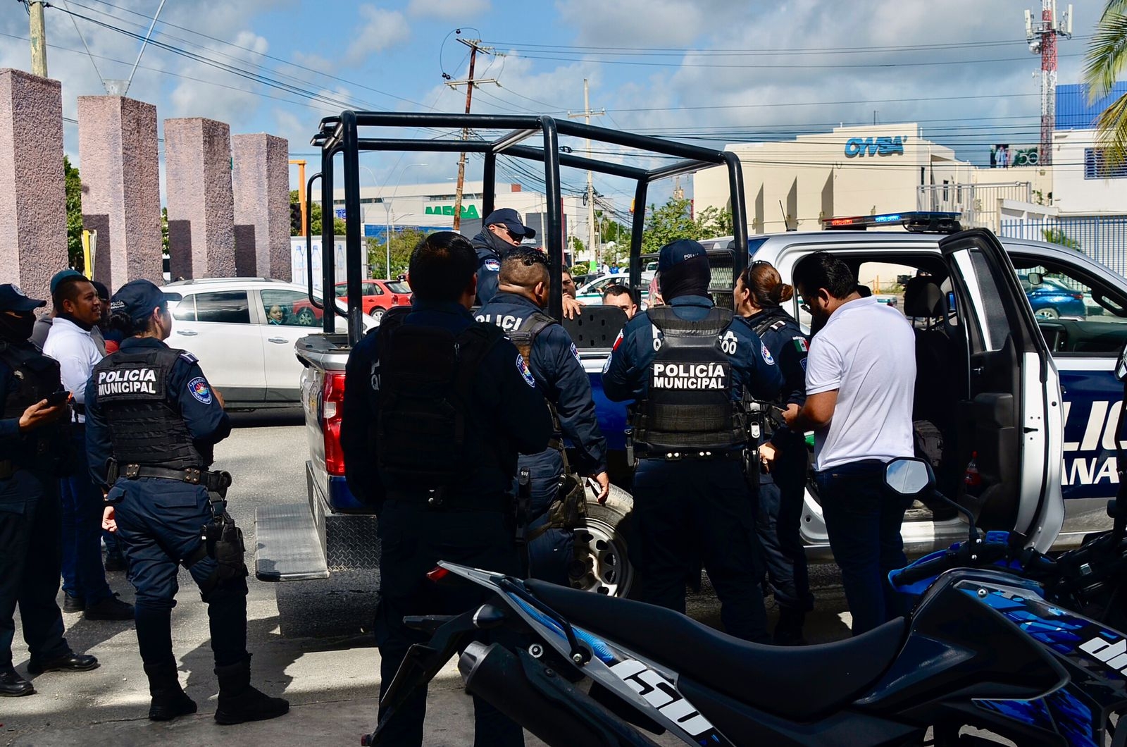 El detenido fue trasladado a cárcel municipal