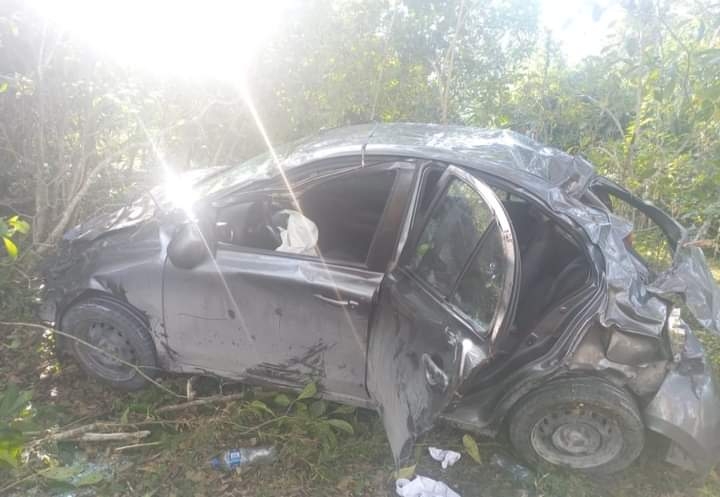 El auto fue pérdida total
