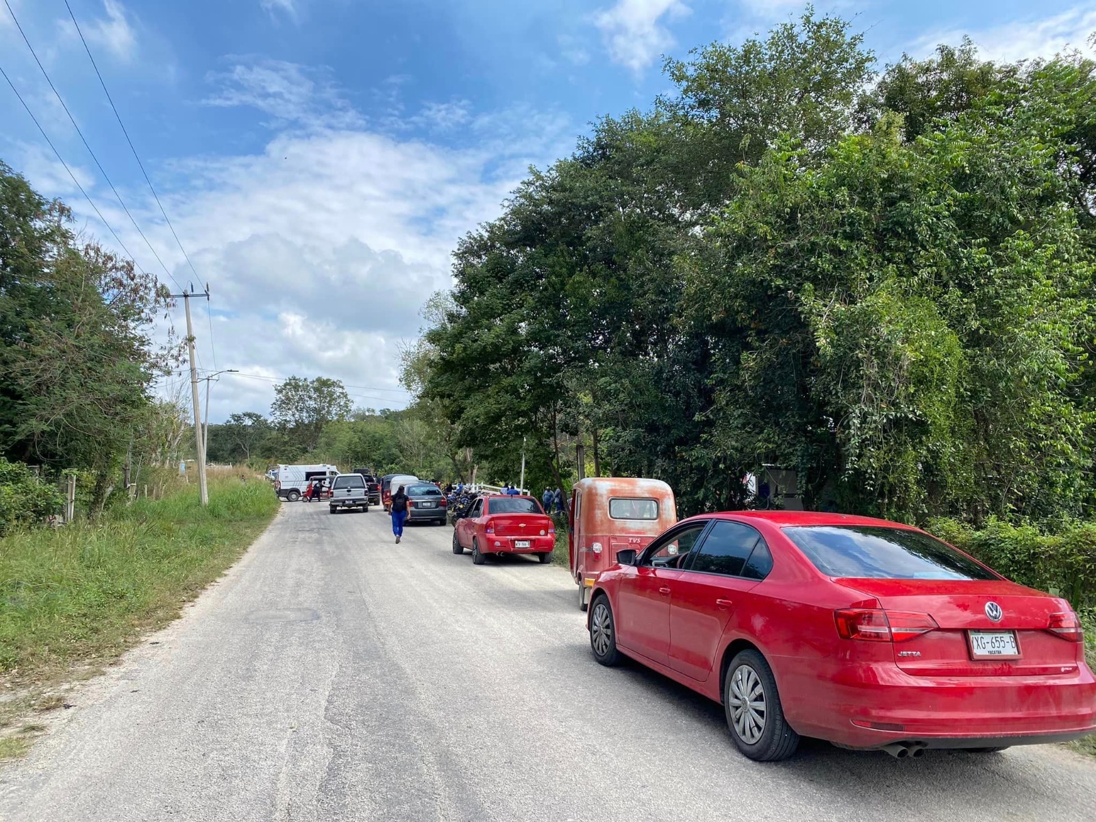La carretera a Champotón lleva 24 horas bloqueada La carretera a Champotón lleva 24 horas bloqueada
