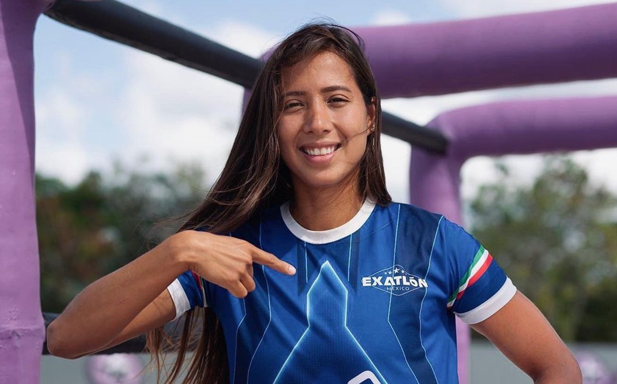 Cecy Wushu formó parte del equipo azul en Exatlón. Foto: Especial Cecy Wushu formó parte del equipo azul en Exatlón. Foto: Especial