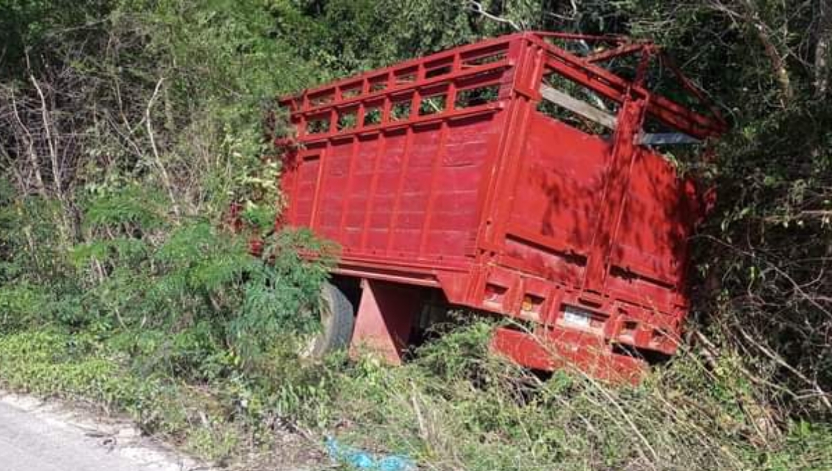 No se reportaron personas lesionadas pero el camión fue trasladado al corralón No se reportaron personas lesionadas pero el camión fue trasladado al corralón
