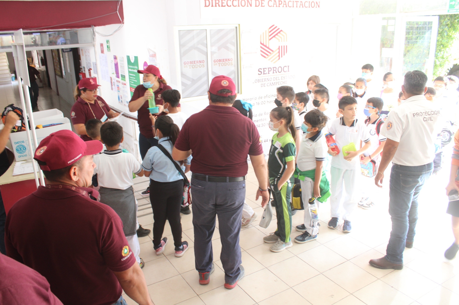 La Seproci estuvo a cargo de las actividades escolares