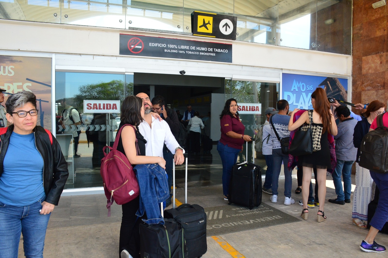Se registró gran movilidad de pasajeros en el aeropuerto de Campeche