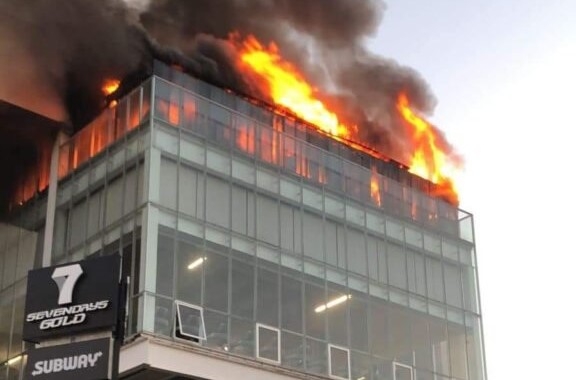 Incendio en Bar Mint en Morelia
