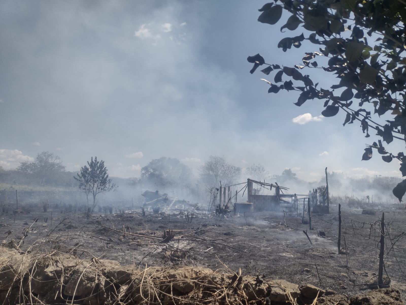 El rancho estaba abandonado, por lo que no se registraron víctimas El rancho estaba abandonado, por lo que no se registraron víctimas