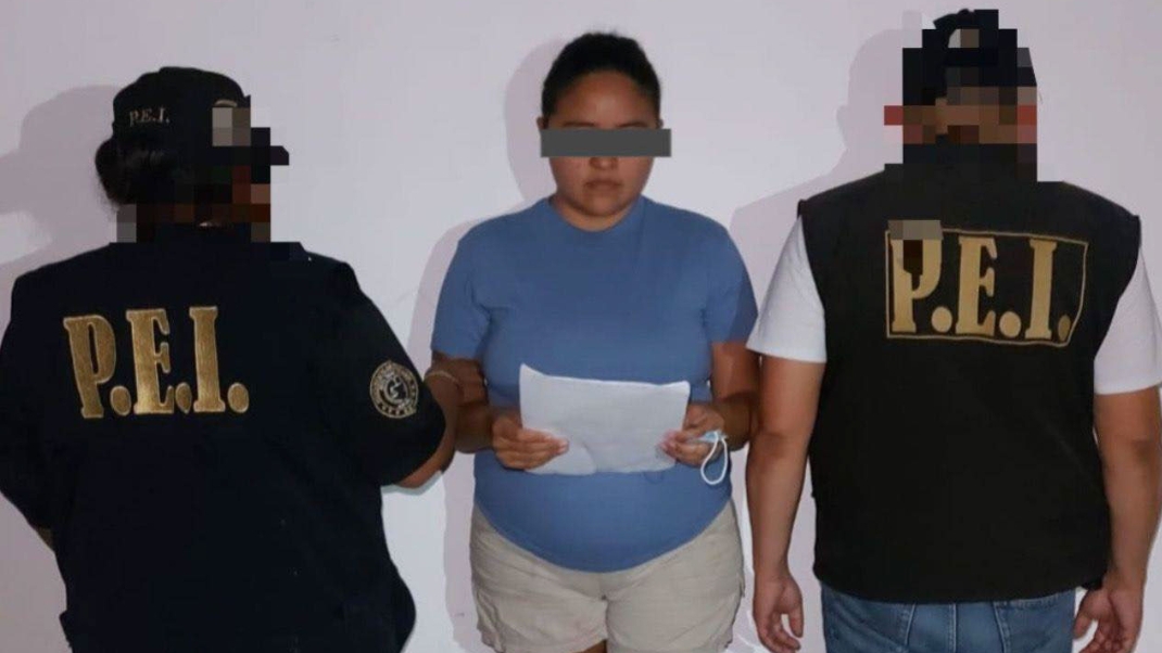 La mujer fue detenida para ponerla a disposición de un Juez La mujer fue detenida para ponerla a disposición de un Juez