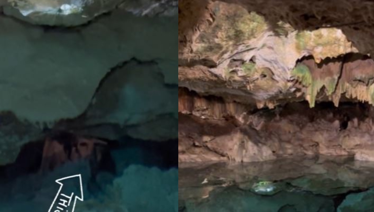 El rostro ha sido relacionado con un guardián de los cenotes o un demonio